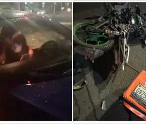 "Lo arrastr&oacute; y quiso huir": conductora ebria mata a repartidor de DiDi en Celaya