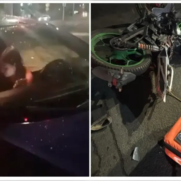 "Lo arrastr&oacute; y quiso huir": conductora ebria mata a repartidor de DiDi en Celaya