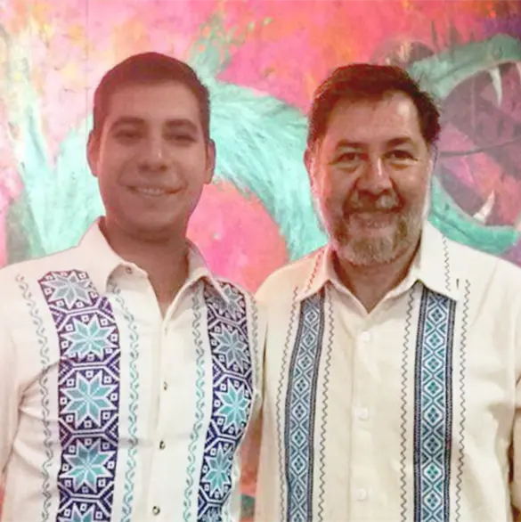 &iquest;Qui&eacute;n es Kin Yael Villafa&ntilde;a, hijo de Fern&aacute;ndez Noro&ntilde;a que trabaja en la CFE y gana m&aacute;s de 100 mil pesos?