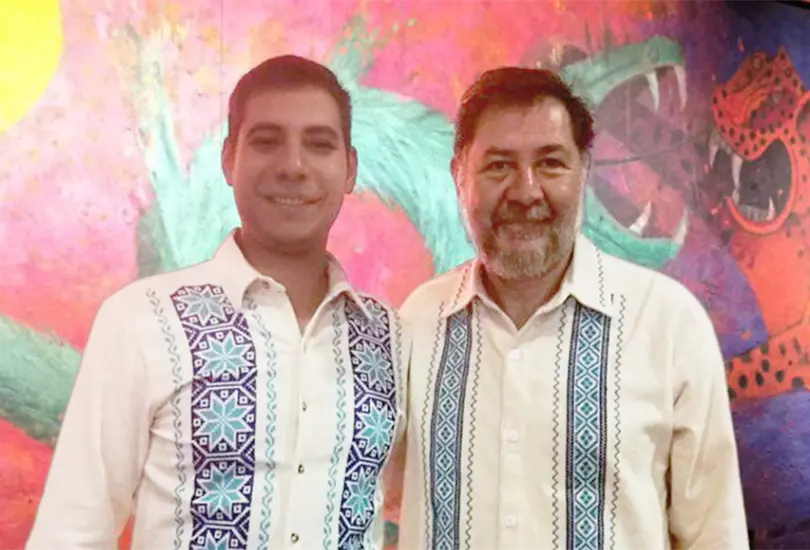 Kin Yael Villafa&ntilde;a, hijo de Fern&aacute;ndez Noro&ntilde;a, en el centro de la pol&eacute;mica por su salario en la CFE.