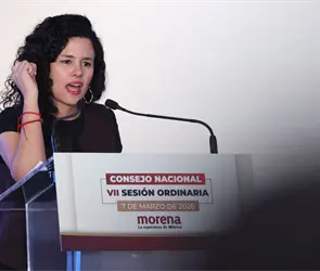 "La derecha difunde calumnias": Luisa María Alcalde rompe el silencio sobre su salida de Morena "La derecha difunde calumnias": Luisa María Alcalde rompe el silencio sobre su salida de Morena