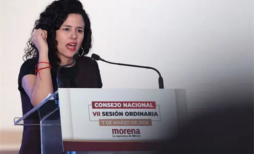 "La derecha difunde calumnias": Luisa María Alcalde rompe el silencio sobre su salida de Morena "La derecha difunde calumnias": Luisa María Alcalde rompe el silencio sobre su salida de Morena