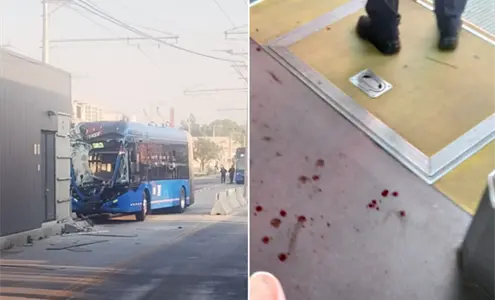 Revelan cómo quedó el interior del Trolebús que chocó en Chalco; hay al menos 20 heridos Revelan cómo quedó el interior del Trolebús que chocó en Chalco; hay al menos 20 heridos