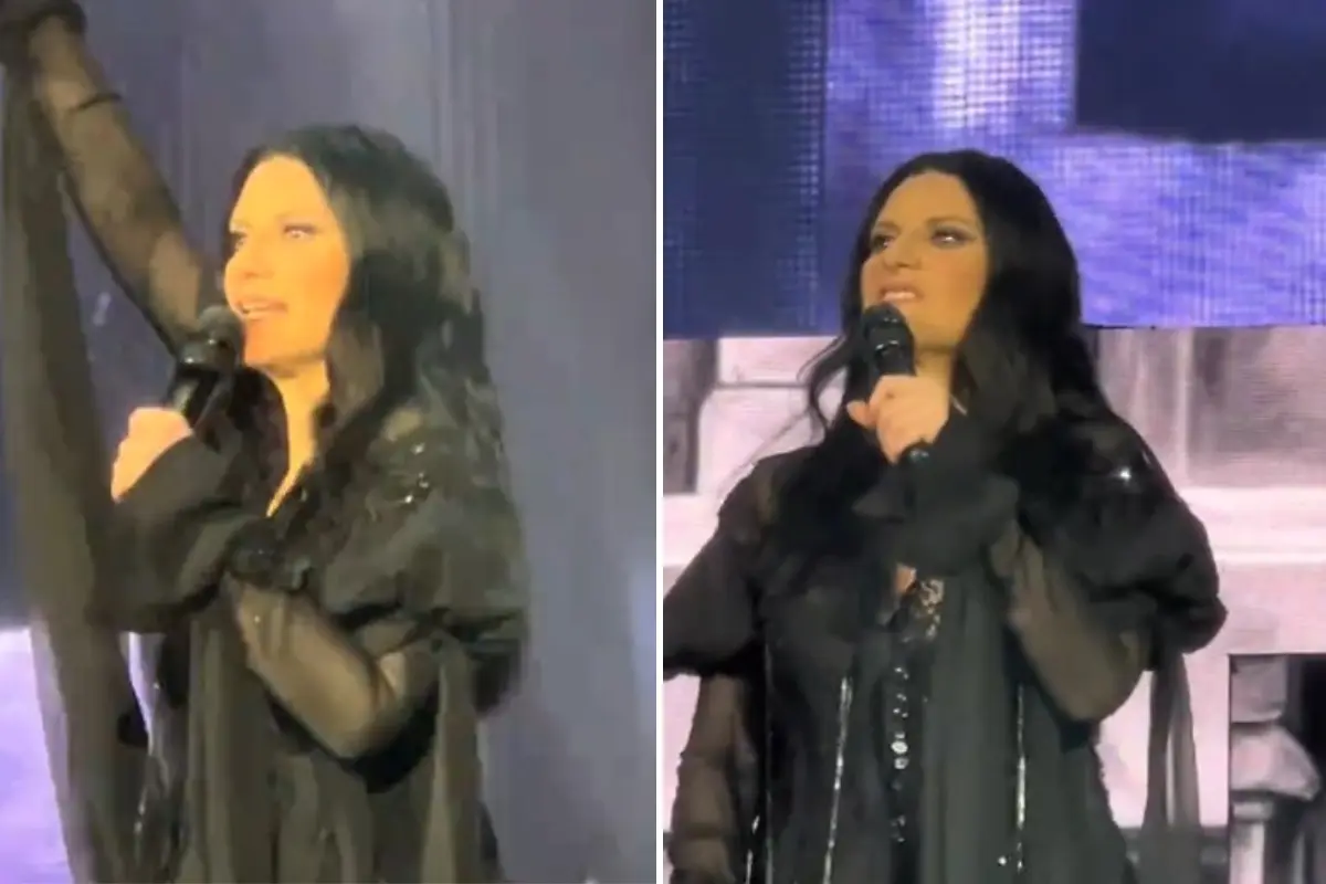  Laura Pausini detiene concierto 