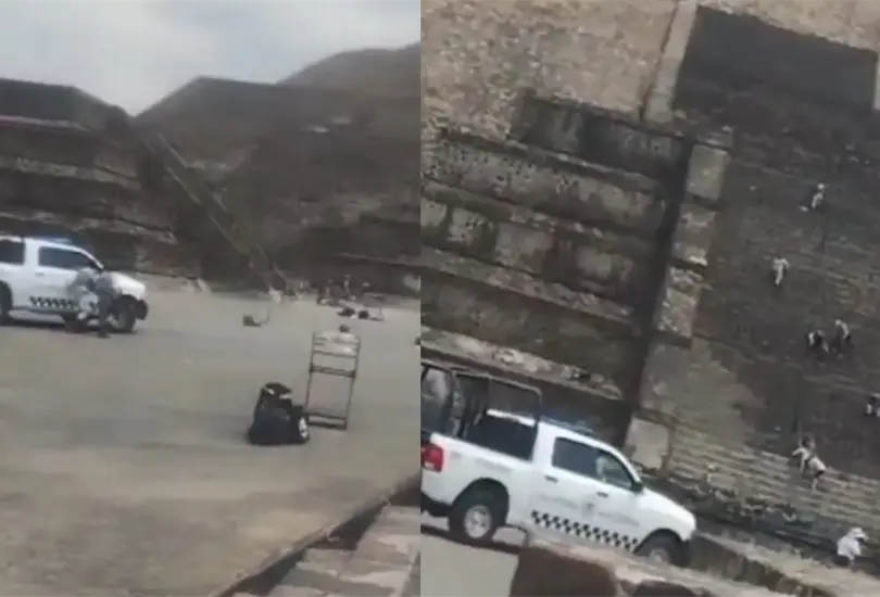 As&iacute; fue como elementos de la Guardia Nacional intentaron neutralizar al tirador de Teotihuac&aacute;n.