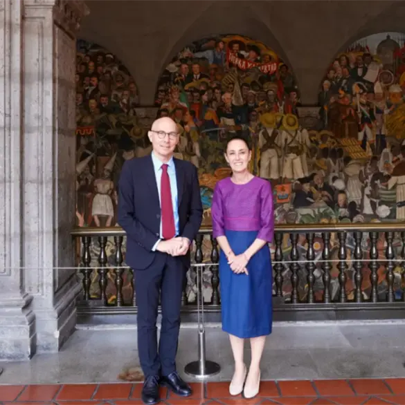 Sheinbaum se re&uacute;ne con Volker T&uuml;rk; ONU llama a atender la crisis de desapariciones