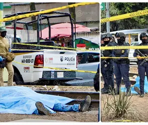 Motociclista es apu&ntilde;alado en segundos afuera de La Raza y muere frente a testigos | VIDEO