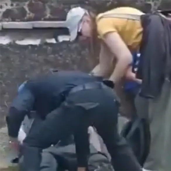 &iexcl;Vive, por favor, no te mueras!: Difunden nuevo video de los momentos tras el tiroteo en Teotihuac&aacute;n