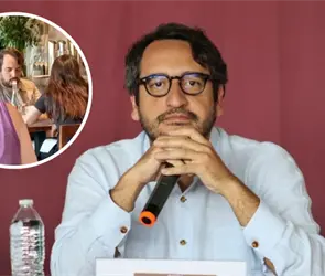 Captan a Andy L&oacute;pez Beltr&aacute;n en restaurante de CDMX en plena reconfiguraci&oacute;n de Morena