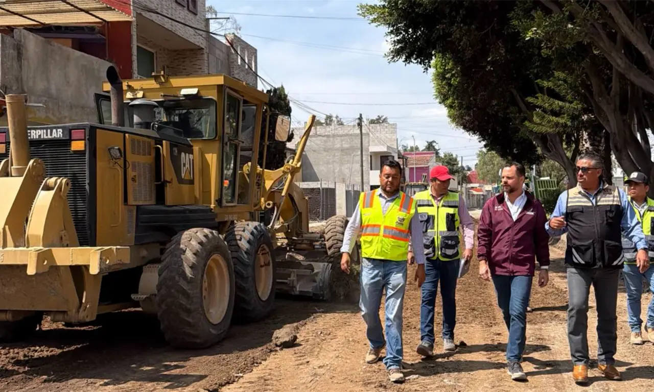  Así avanzan las obras en el bulevar Apulco. 