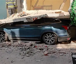 As&iacute; se derrumb&oacute; una casa en la colonia Roma de la CDMX; descartan v&iacute;ctimas | VIDEO