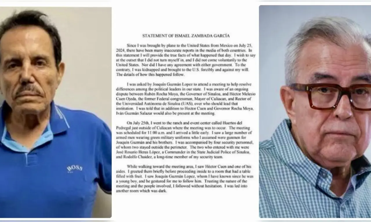  Caso Rocha Moya: resurge carta de "El Mayo" Zambada en la que reveló encuentros con Los Chapitos
 
