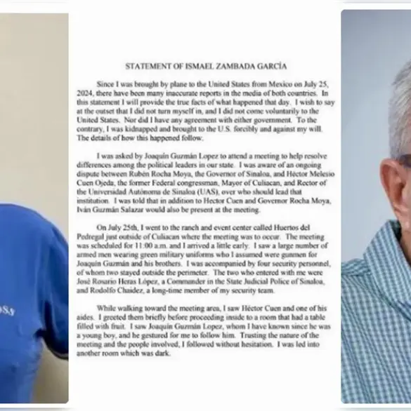 Caso Rocha Moya: resurge carta de El Mayo Zambada en la que revel&oacute; encuentros con Los Chapitos