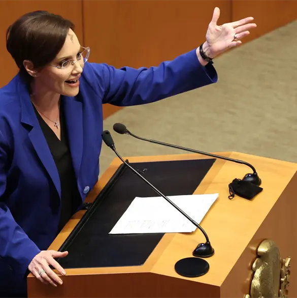 "M&eacute;xico est&aacute; feliz": Lilly T&eacute;llez celebra cargos de EE.UU. contra Rocha Moya