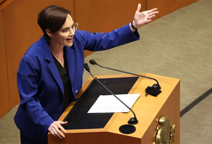 "M&eacute;xico est&aacute; feliz": Lilly T&eacute;llez celebra cargos de EE.UU. contra Rocha Moya