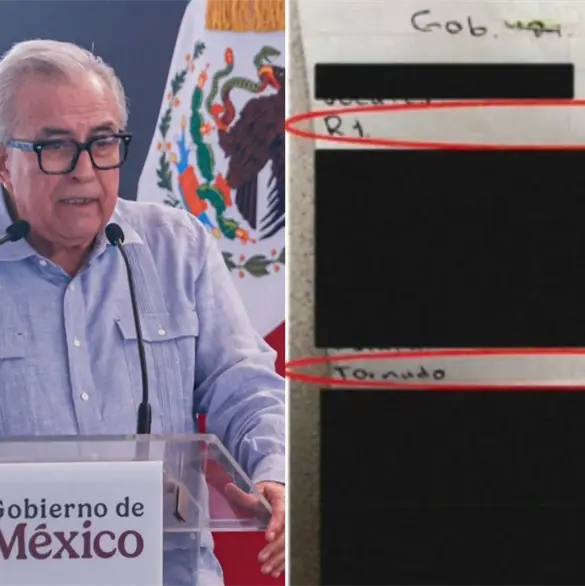 EE.UU. basa acusaci&oacute;n contra Rocha Moya en una sola evidencia: una "narcon&oacute;mina" manuscrita