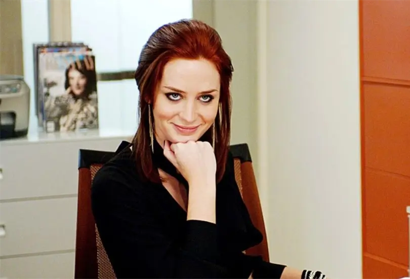 Emily Blunt en El diablo viste a la moda