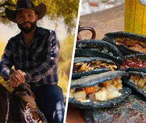 Leonardo Aguilar recibe burlas por vender boletos para su concierto en un puesto de gorditas
