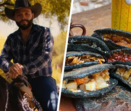 Leonardo Aguilar recibe burlas por vender boletos para su concierto en un puesto de gorditas
