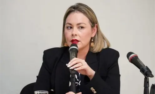 Yeraldine Bonilla asume como gobernadora interina de Sinaloa tras licencia de Rocha Moya