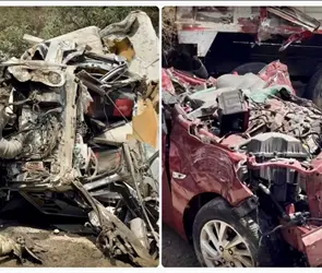 Cami&oacute;n vuelca y aplasta un auto en Rinc&oacute;n Verde; reportan personas muertas 