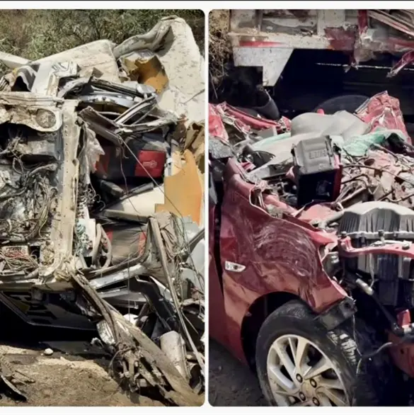 Cami&oacute;n vuelca y aplasta un auto en Rinc&oacute;n Verde; reportan personas muertas 