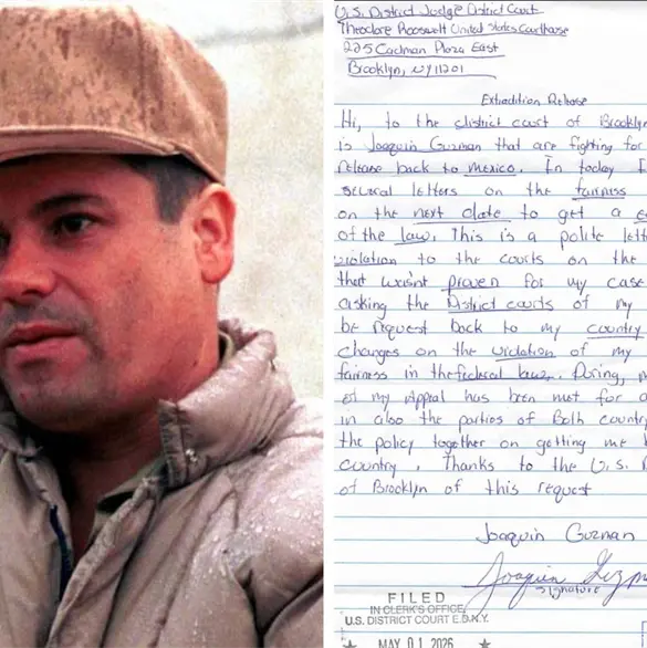 "Ll&eacute;venme de vuelta a M&eacute;xico": Esto dice la carta de El Chapo env&iacute;ada a corte de Nueva York