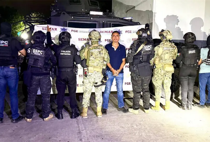 Detienen en Colima a presunto jefe del CJNG vinculado a homicidios y desapariciones