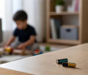 Ni&ntilde;o de 4 a&ntilde;os muerde pila AA y queda en riesgo de muerte