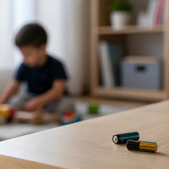 Ni&ntilde;o de 4 a&ntilde;os muerde pila AA y queda en riesgo de muerte