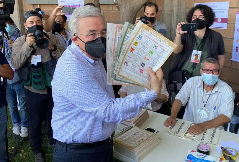 Rub&eacute;n Rocha Moya gan&oacute; la elecci&oacute;n en 2021.