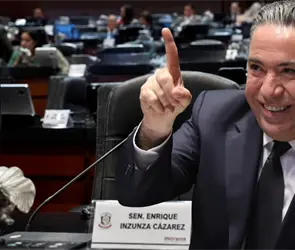 &iquest;Miedo o precauci&oacute;n?: Enrique Inzunza se ausenta del Senado mientras se cierra el cerco por acusaciones desde EE.UU.