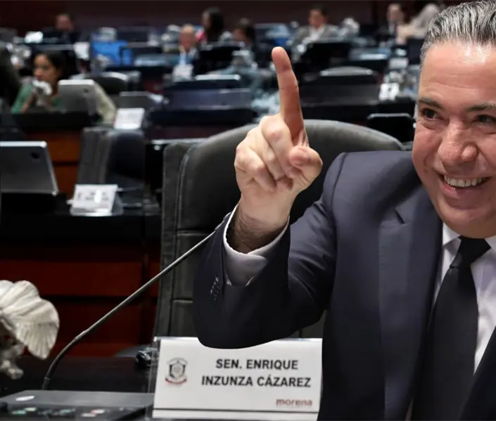 &iquest;Miedo o precauci&oacute;n?: Enrique Inzunza se ausenta del Senado mientras se cierra el cerco por acusaciones desde EE.UU.