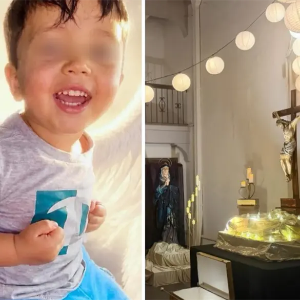 "Te pido perd&oacute;n, hijo": Dan el &uacute;ltimo adi&oacute;s a Vicente, ni&ntilde;o de 3 a&ntilde;os que muri&oacute; encerrado en un auto
