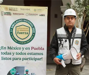 Puebla destaca alta participaci&oacute;n en simulacro nacional con m&aacute;s de 1.6 millones de personas
