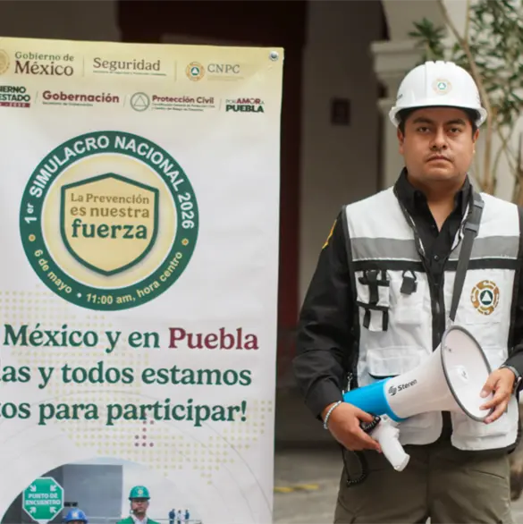 Puebla destaca alta participaci&oacute;n en simulacro nacional con m&aacute;s de 1.6 millones de personas