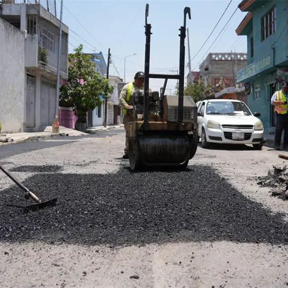 Así avanzan las obras del programa “BacheAndo” Puebla en Coatepec