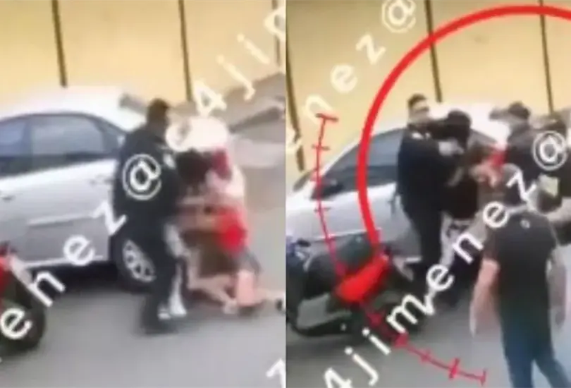 Nuevos videos de una ri&ntilde;a en Tepito revelan que "El Soldado" estaba armado cuando golpe&oacute; a un polic&iacute;a que le dispar&oacute; en la colonia Morelos.