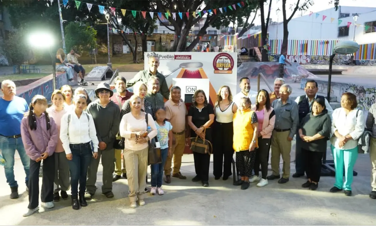  El programa Puebla Brilla, avanza. 