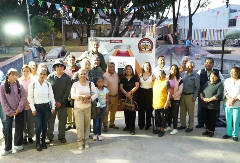 El programa Puebla Brilla, avanza.