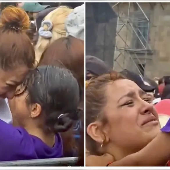 Regalan boletos de BTS a mam&aacute; e hija que lloraron juntas en el Z&oacute;calo