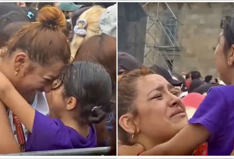 Regalan boletos de BTS a mam&aacute; e hija que lloraron juntas en el Z&oacute;calo