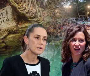 Xcaret desmiente a Isabel Diaz Ayuso: Sheinbaum no amenaz&oacute; a nadie
