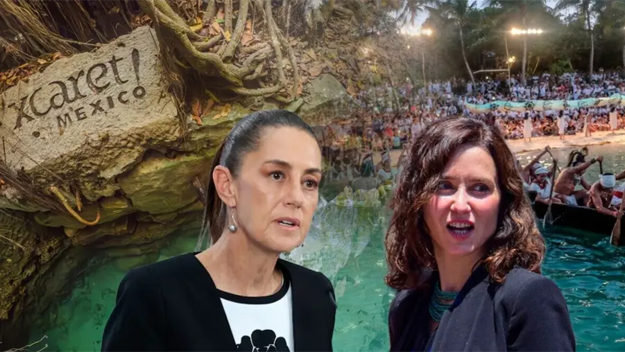 Xcaret desmiente a Isabel Diaz Ayuso: Sheinbaum no amenaz&oacute; a nadie