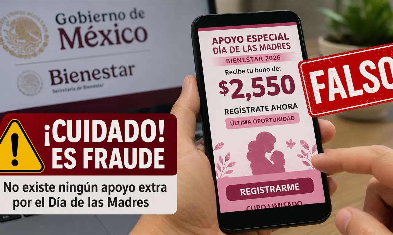  Así opera la estafa del falso apoyo del Bienestar por el Día de las Madres 