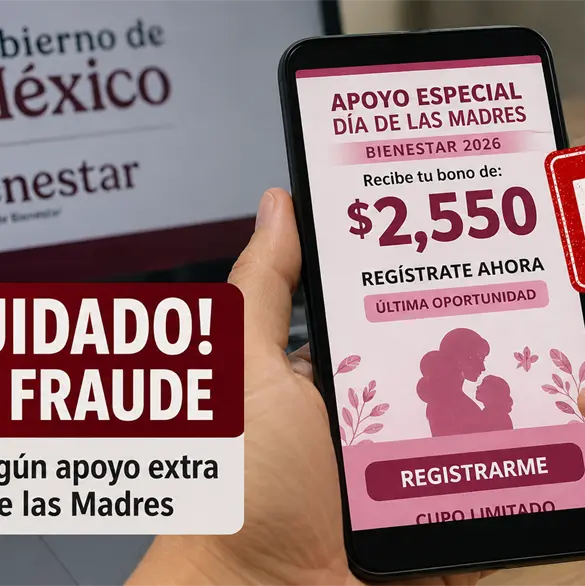 As&iacute; opera la estafa del falso apoyo del Bienestar por el D&iacute;a de las Madres