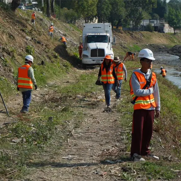Puebla activa limpieza y desazolve en puntos clave ante temporada de lluvias