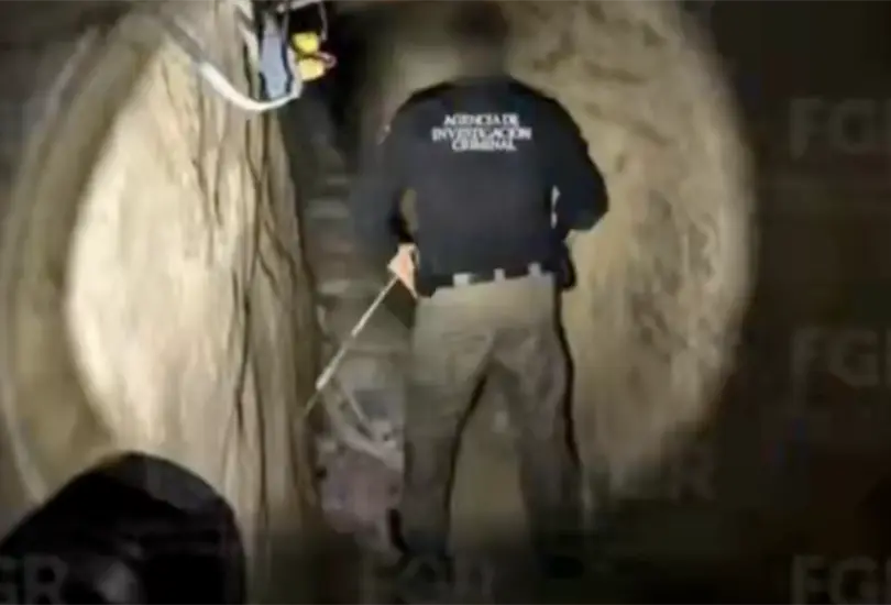 Hallan t&uacute;nel clandestino conectado a un ducto de Pemex en Santa Catarina.