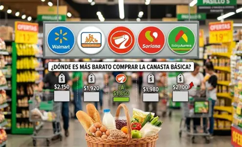 &iquest;D&oacute;nde es m&aacute;s barato comprar la canasta b&aacute;sica? Profeco revela los supermercados m&aacute;s baratos 