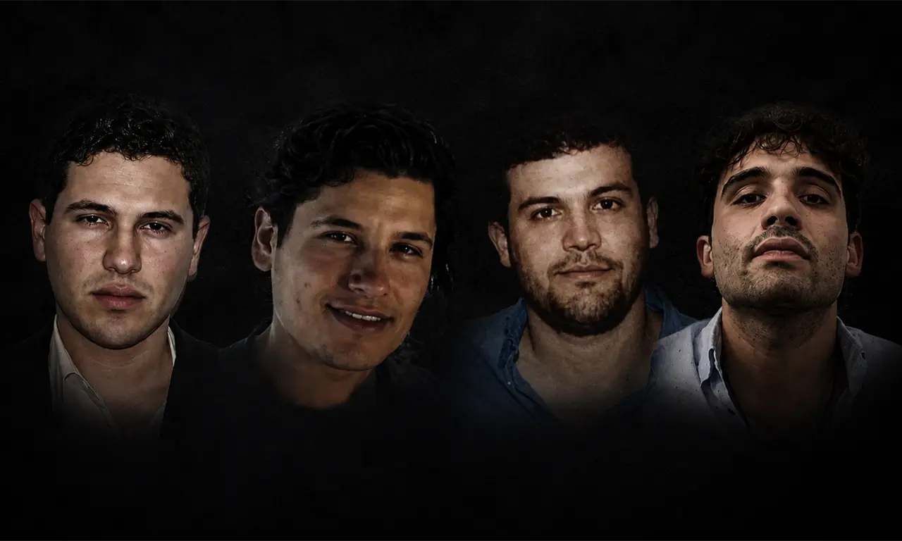  Los hijos de Joaquín "El Chapo" Guzmán. 